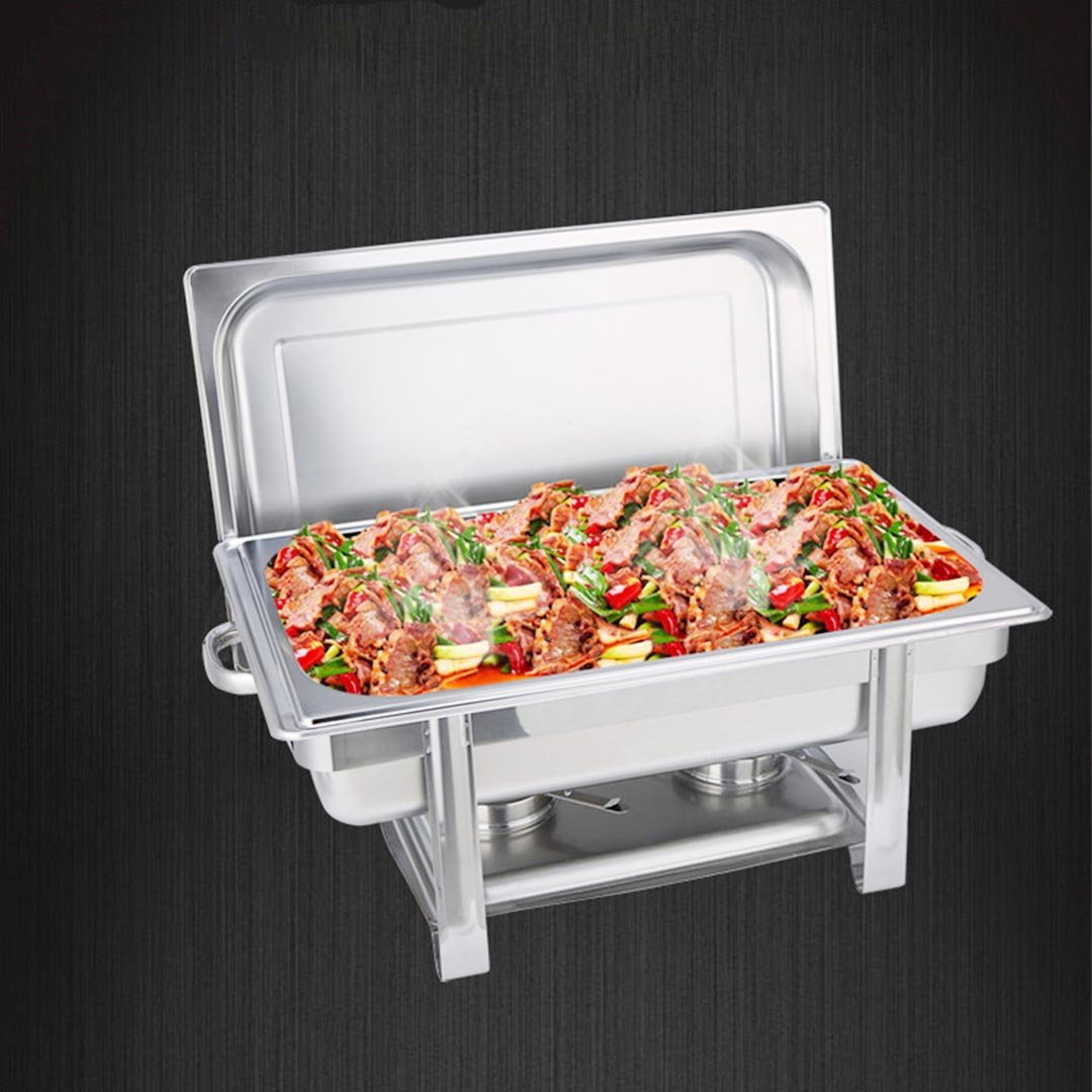 SOGA Stainless Steel Chafing Food Warmer Single Tray