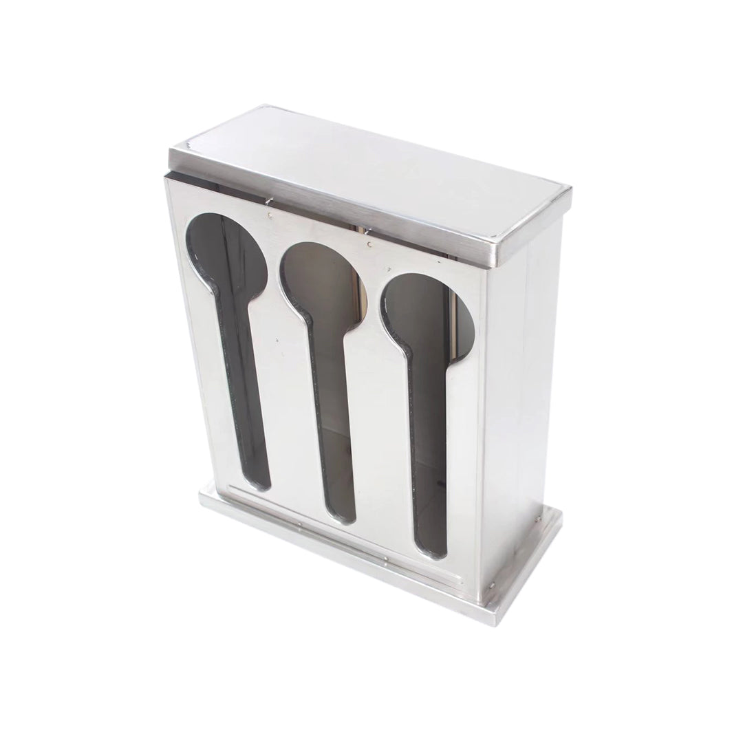Stainless Steel Buffet Utensil Holder 3 Holes