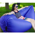 Inflatable Air Sofa Blue