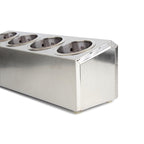 18/10 Stainless Steel Commercial Cutlery Holder with 4 Holes
