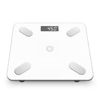 Wireless Bluetooth Digital Body Fat Bathroom Scale White