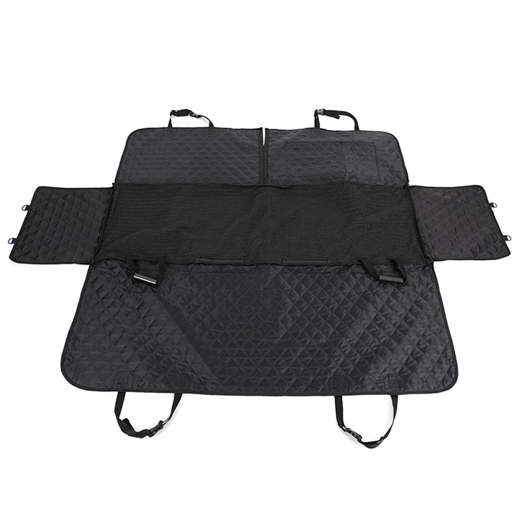 600D Oxford Waterproof Pet Back Seat Mat Black