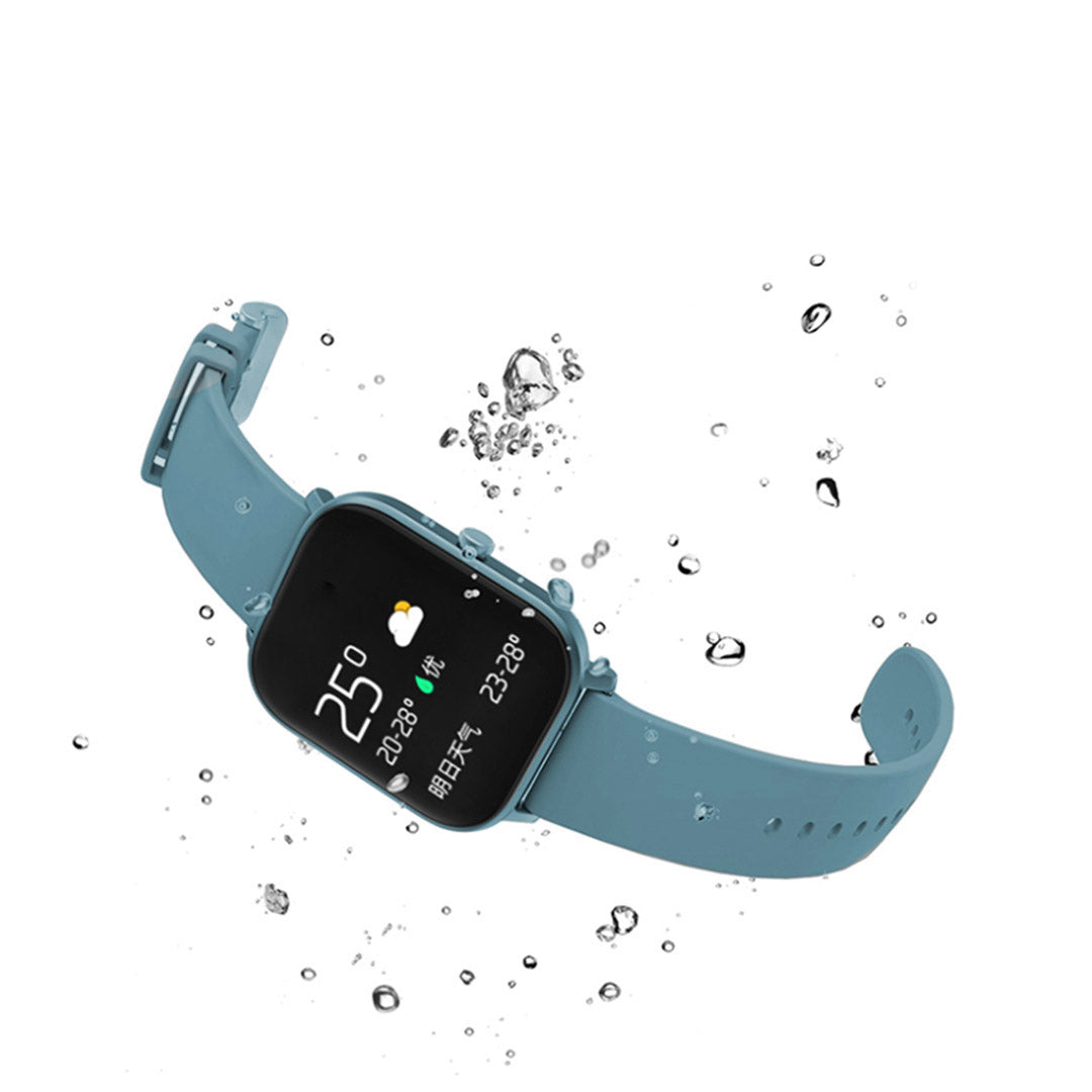 Waterproof Smart Watch Heart Rate Monitor P8 Blue