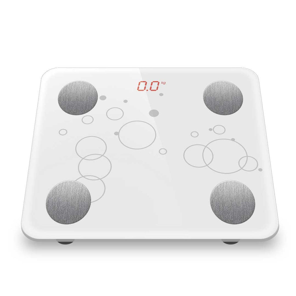 Wireless Bluetooth Digital Body Fat Scale White
