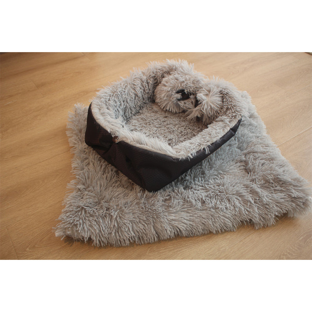 Black Dual-purpose Cushion Pet Mat