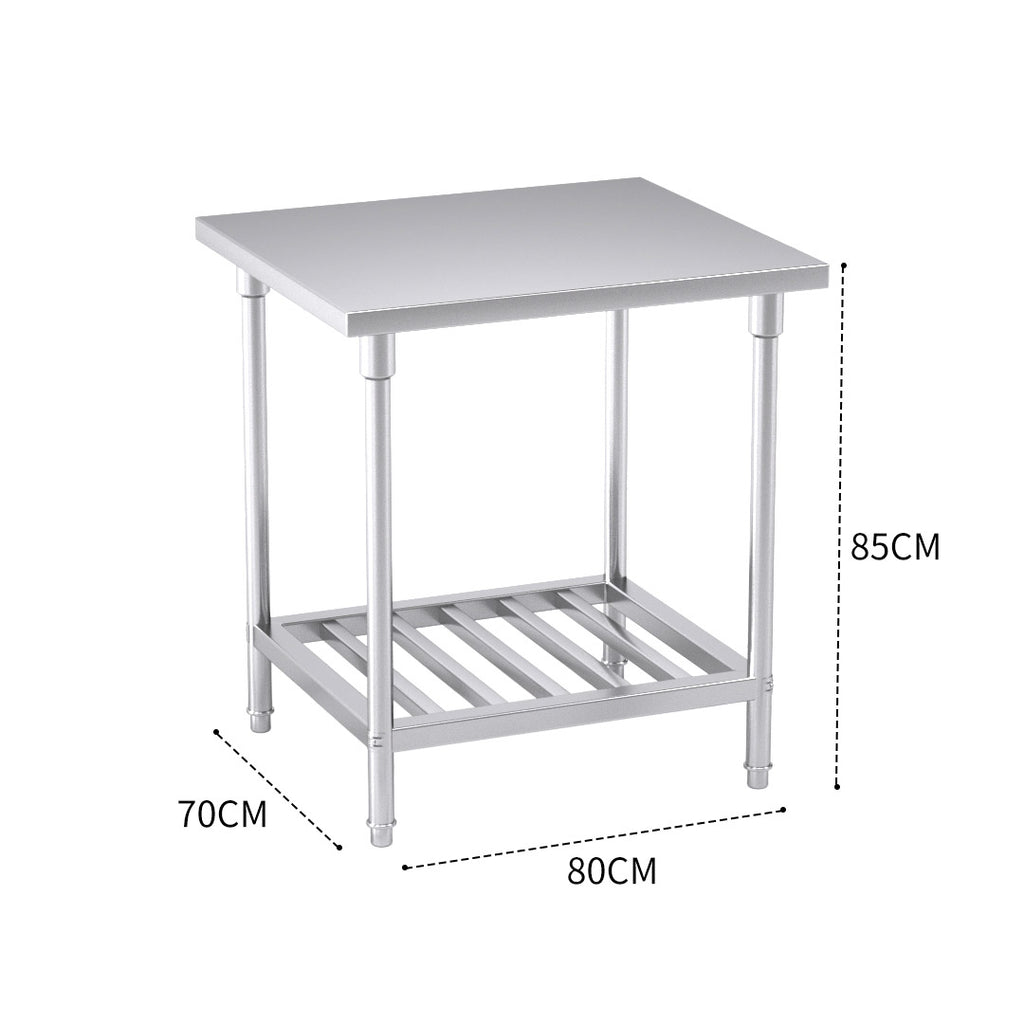Commercial Catering Stainless Steel Work Bench 80*70*85cm