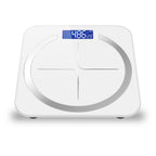 180kg Glass Digital Fitness Electronic Scales White