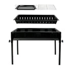 66cm Portable Folding Thick Box-Type Charcoal Grill