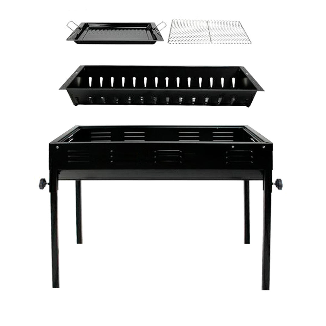 66cm Portable Folding Thick Box-Type Charcoal Grill