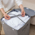 Grey Large Laundry Laundry Hamper Storage Box
