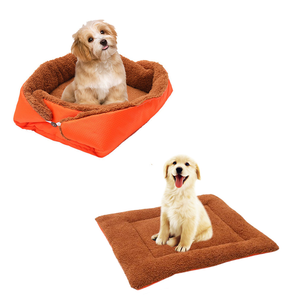Orange Dual-purpose Cushion Pet Mat