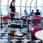 3 Tier Multifunctional Utility Cart Black