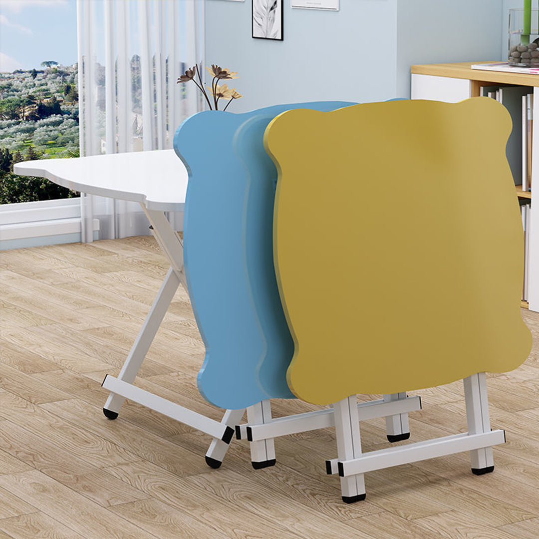 Pink Minimalist Cat Ear Foldable Portable Table