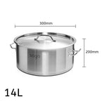14L Top Grade 18/10 Stainless Steel Stockpot