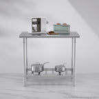 Commercial Catering Stainless Steel Work Bench 100*70*85cm