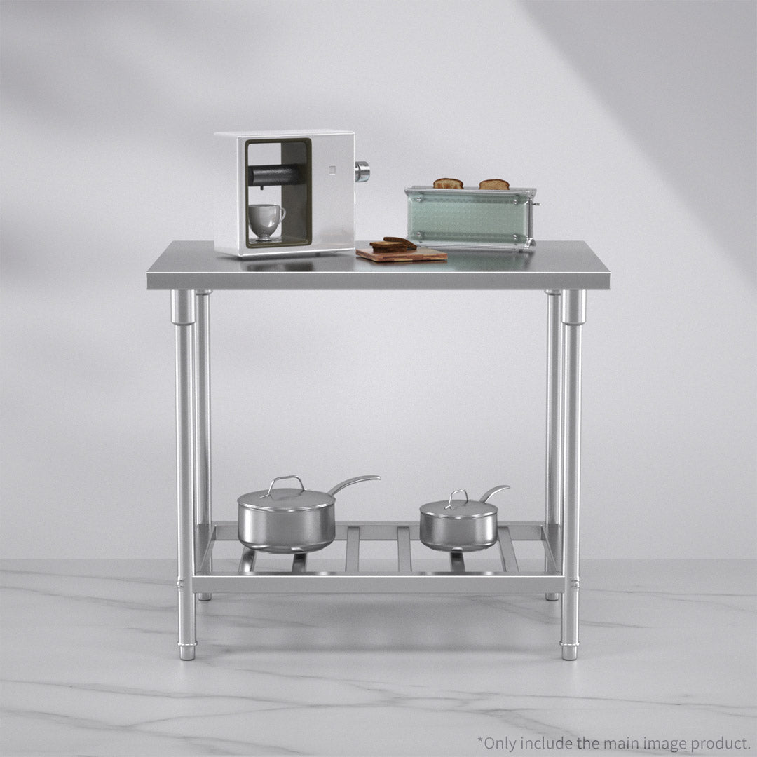 Commercial Catering Stainless Steel Work Bench 100*70*85cm