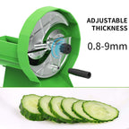 Commercial Manual Vegetable Fruit Slicer Green