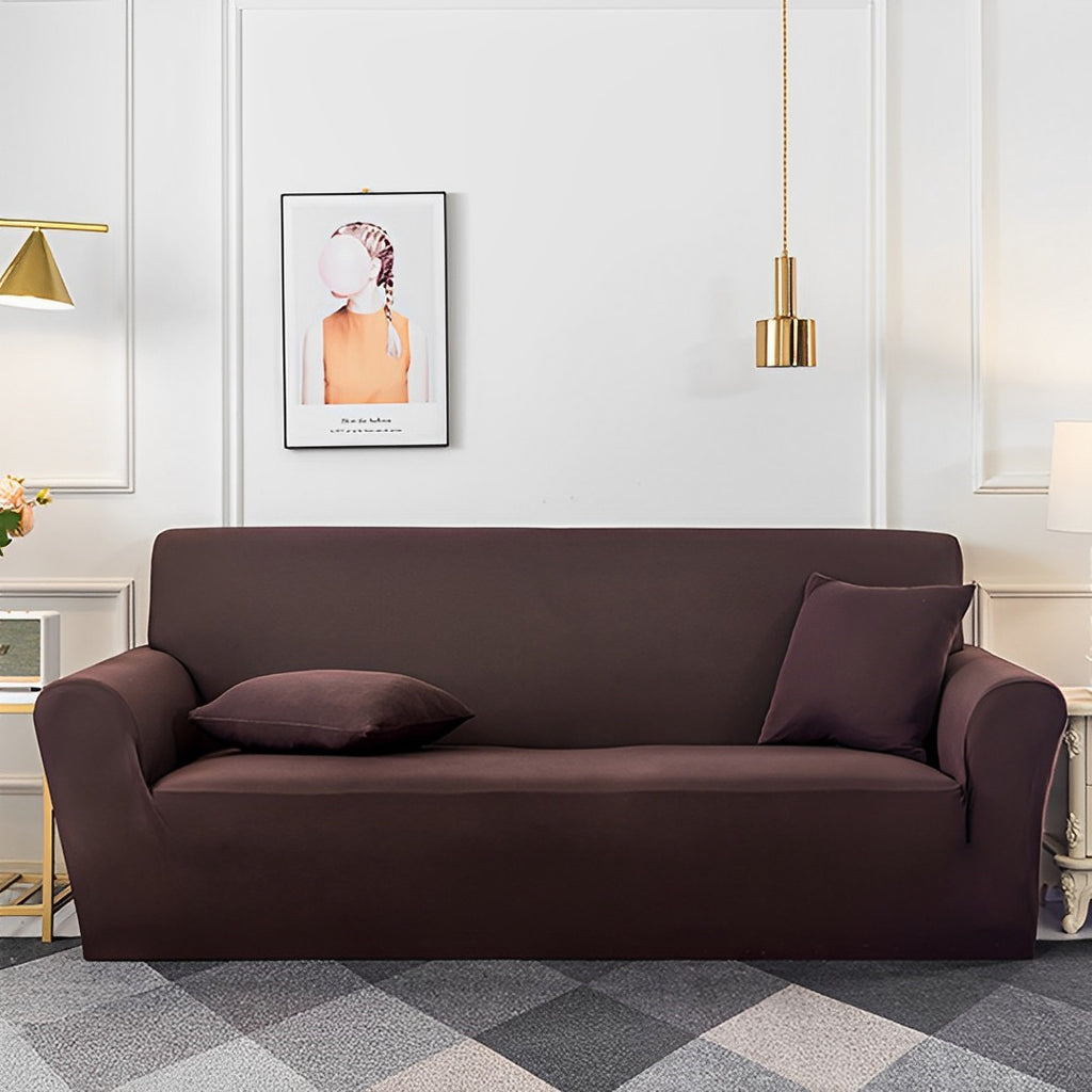 High Stretch 3-Seater Coffee Sofa Slipcover