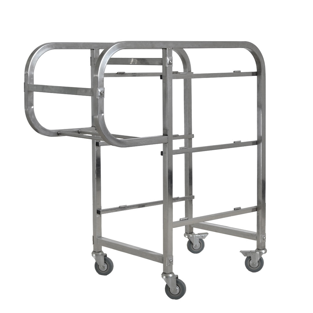 82x43x92cm Square 3 Tier Food Trolley Food Waste