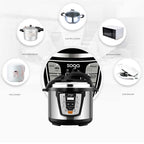 Electric Stainless Steel Pressure Cooker 12L Multicooker 16