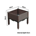 40X36CM Garden Plastic Planter Box with Legs