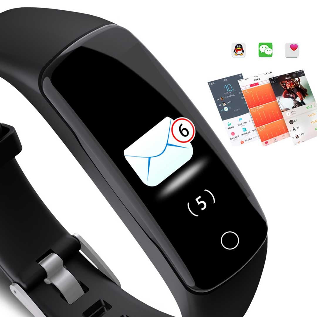 Smart Watch Fitness Tracker Black