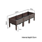 120X36CM Garden Plastic Planter Box with Legs
