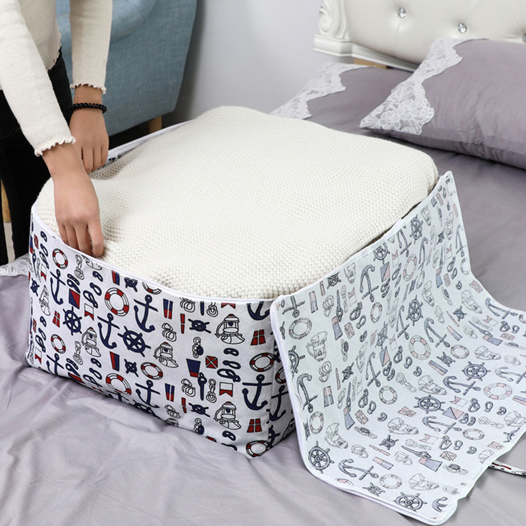 Nautical Icon Large Storage Luggage Bag