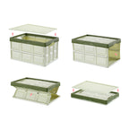 56L Collapsible Car Trunk Storage Box Green