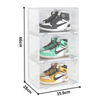 3 Tier Transparent Shoe Organiser