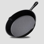 SOGA 26cm Round Cast Iron Frying Pan Skillet with Handle