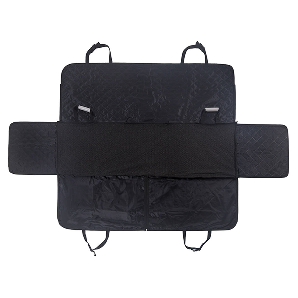 600D Oxford Waterproof Pet Back Seat Mat Black