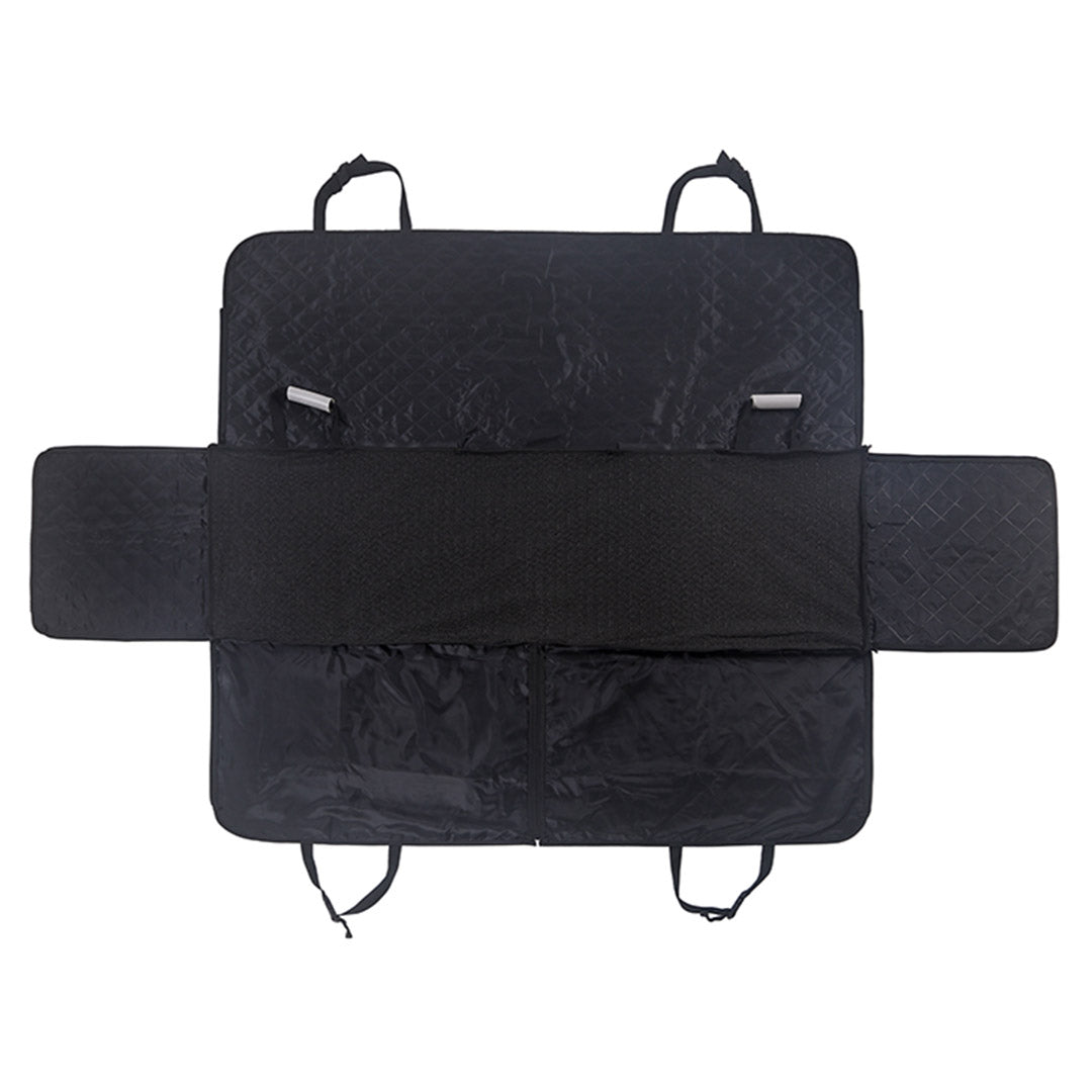 600D Oxford Waterproof Pet Back Seat Mat Black