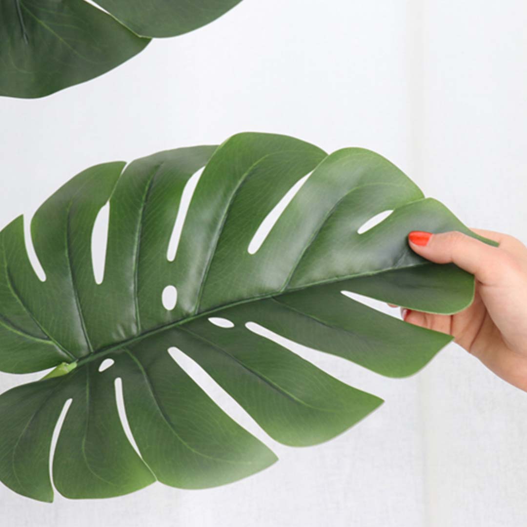 113cm Artificial Potted Turtle Back Plant