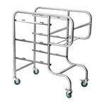 3 Tier Trolley Cart Five Buckets Square 80x43x89cm Round