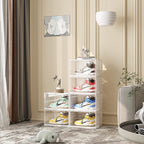 6 Tier Transparent Shoe Organiser