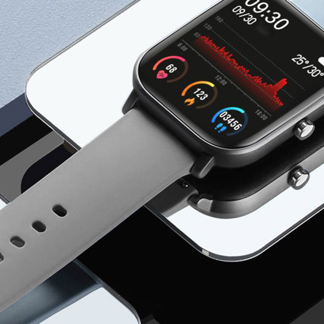 Waterproof Smart Watch Heart Rate Monitor P8 Grey