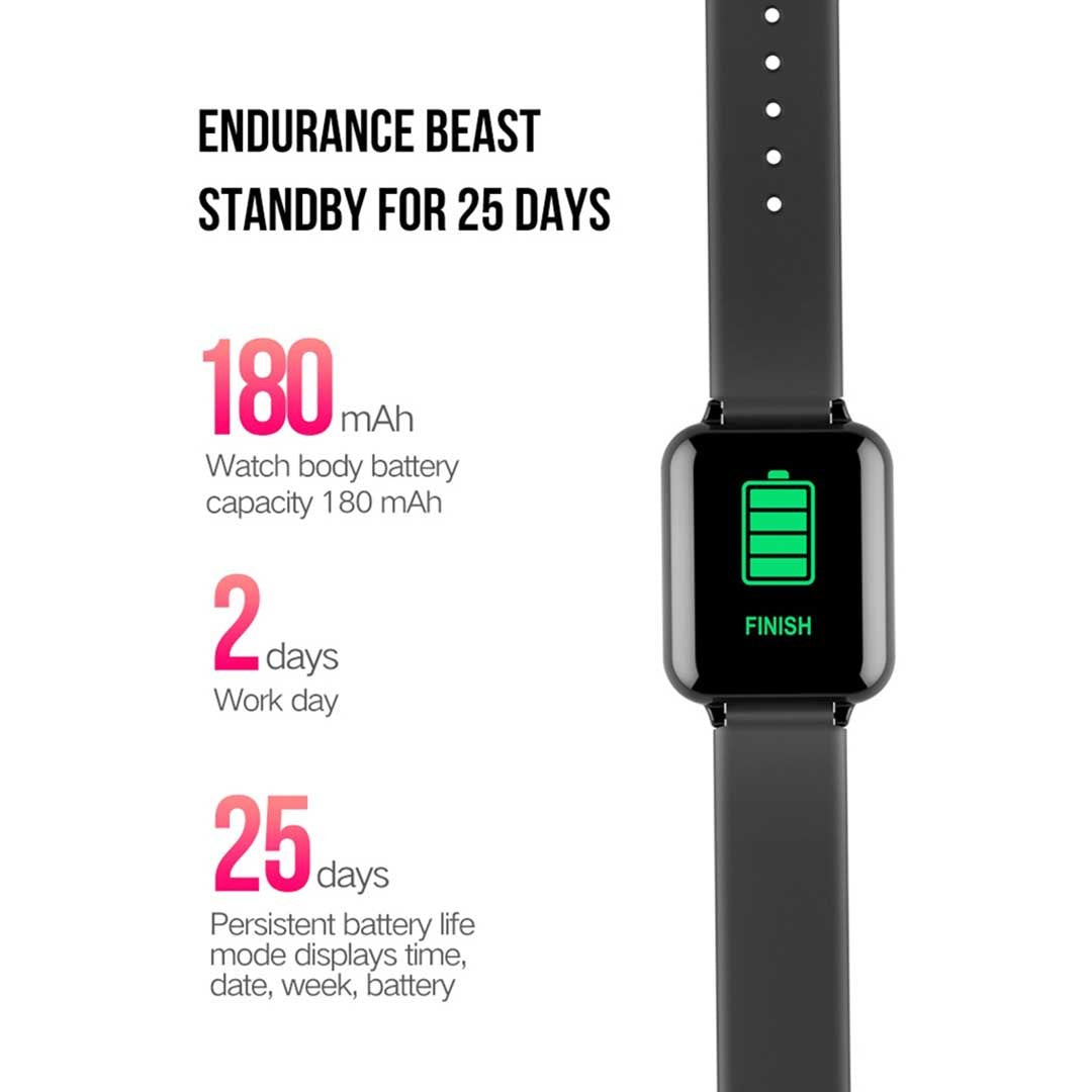 Waterproof Smart Watch Tracker Pink