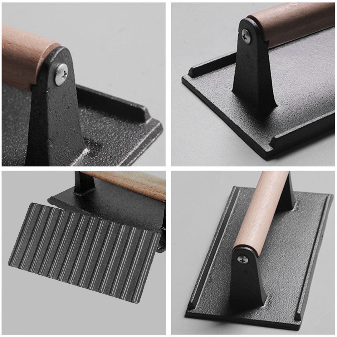 Cast Iron Meat Press Weight Plate