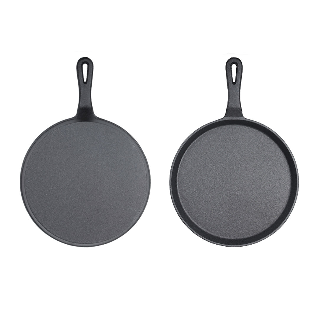 26cm Round Cast Iron Frying Pan