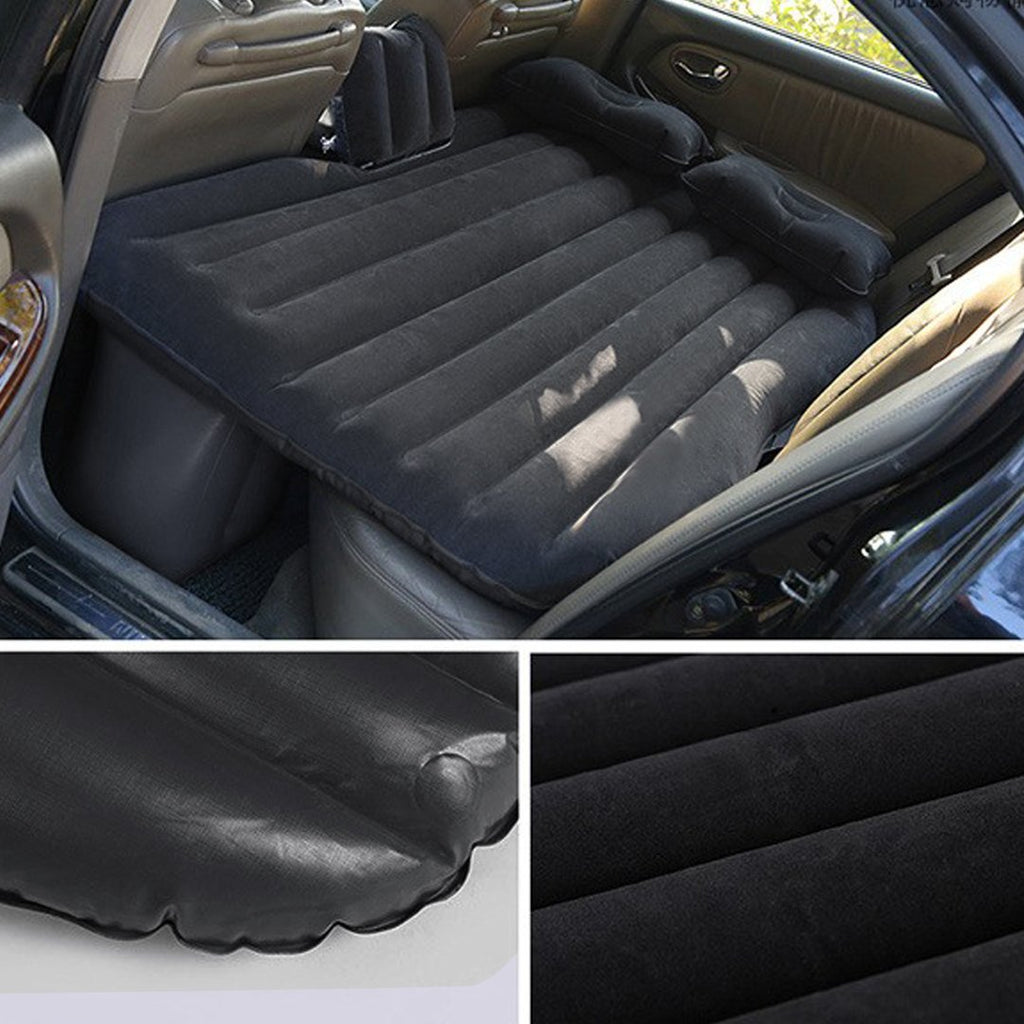 Portable Inflatable Car Mattress Air Bed Blue