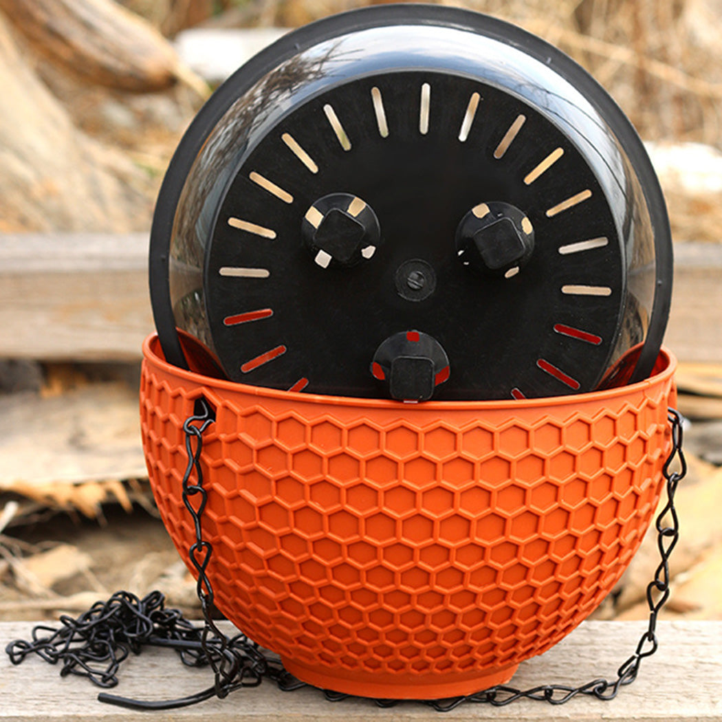 Red Medium Hanging Flower Pot