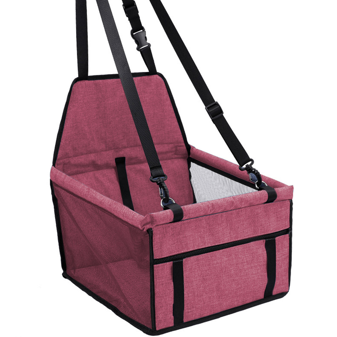 Waterproof Car Seat Portable Dog Carrier Bag Red