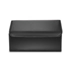 Leather Car Boot Foldable Trunk Cargo Organizer Box Black Large