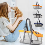 Waterproof Breathable Net Mesh Pet Carrier Bag Orange