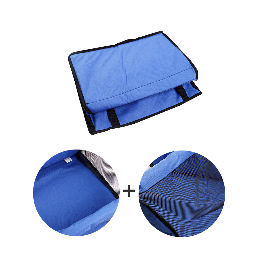 Waterproof Car Seat Portable Dog Carrier Bag Blue