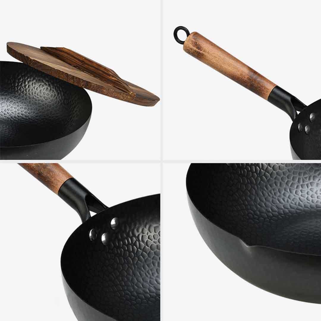 Commercial Iron Wok Non-Stick Frypan 32cm