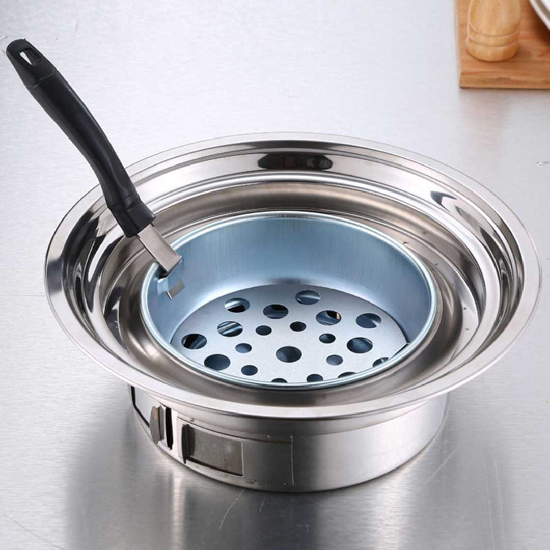 Portable Stainless Steel BBQ Grill Smokeless
