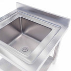 Commercial Stainless Steel Work Sink 70*70*85cm