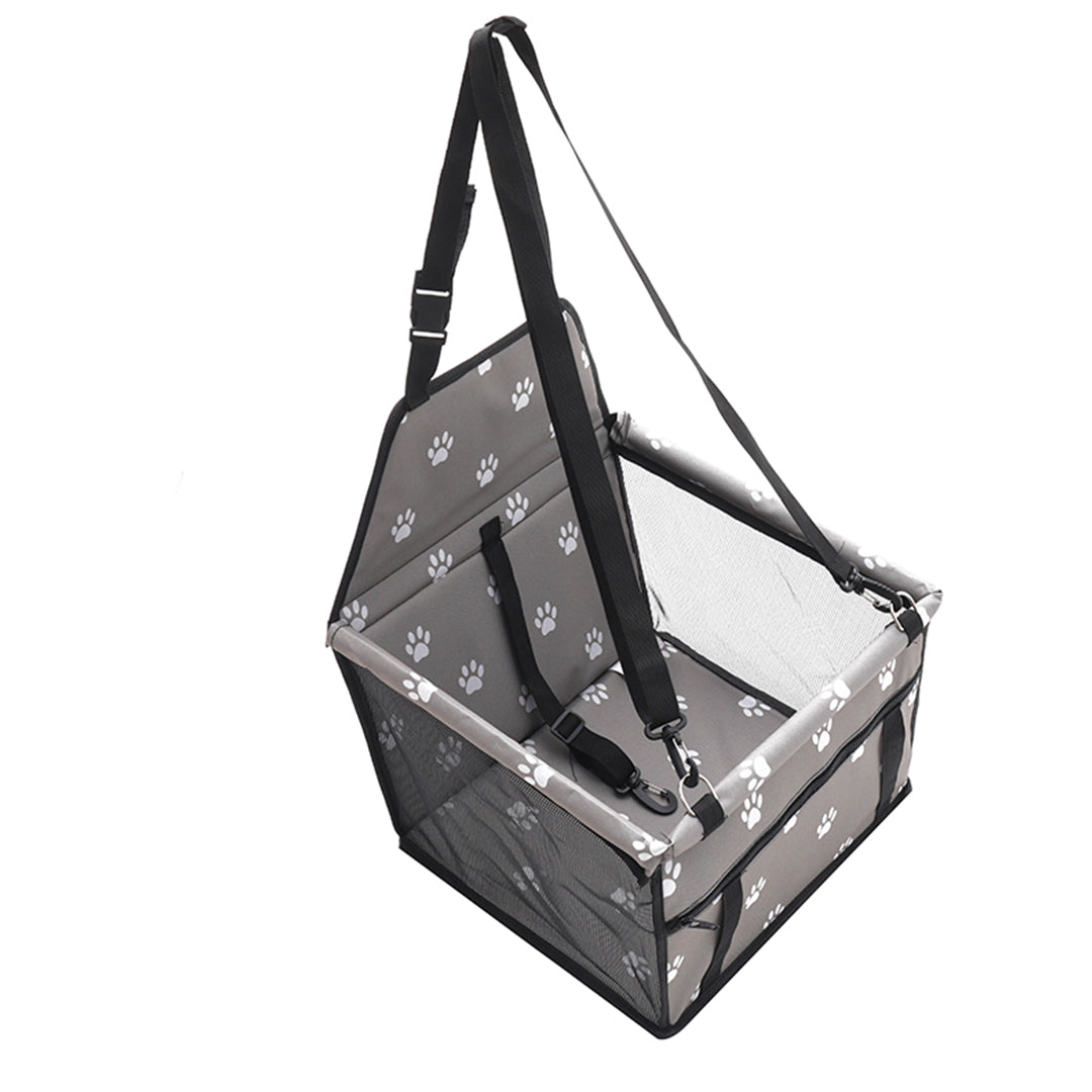 Waterproof Car Seat Pet Booster Grey